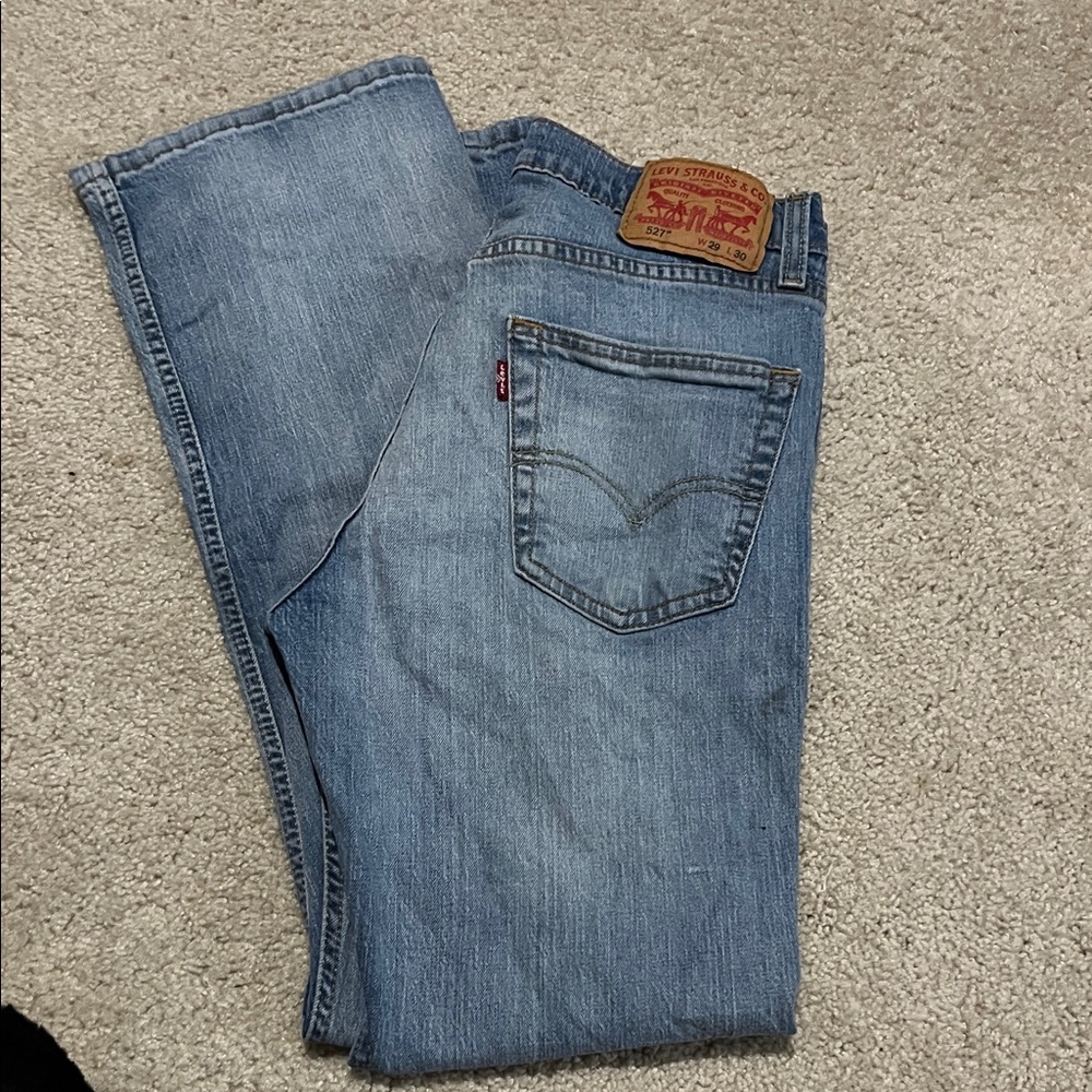 Levi's Men's Light Blue Straight Jeans